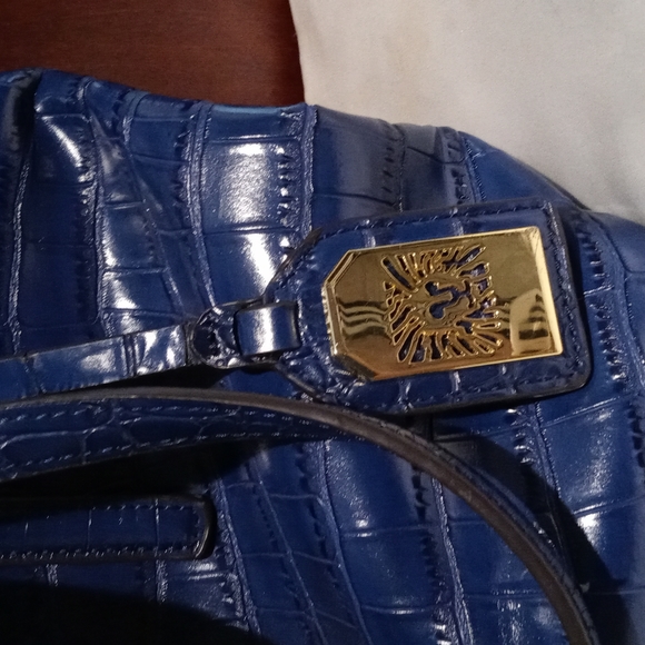 Blue Anne Klein purse - Picture 2 of 8
